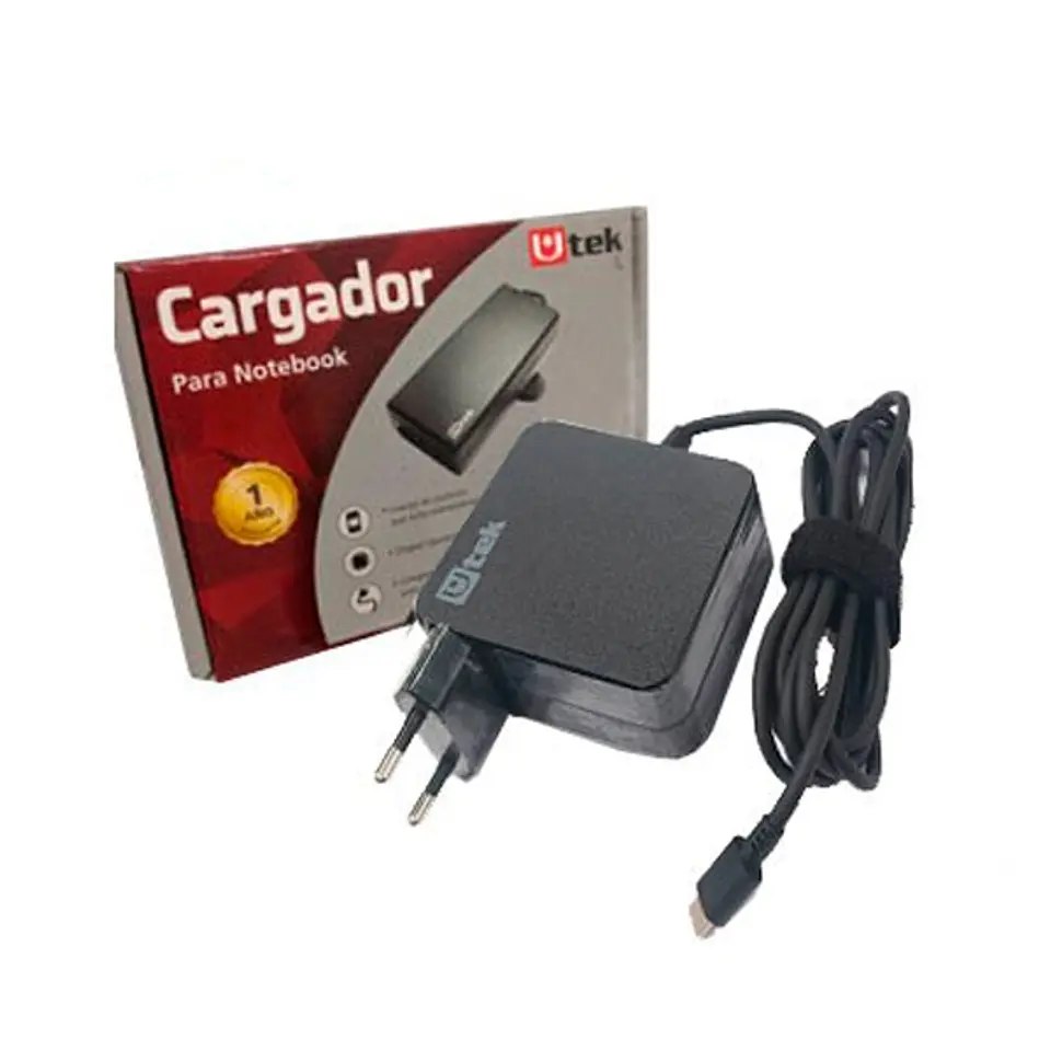 Cargador De Notebook Universal Tipo C De 65w - Utek  3