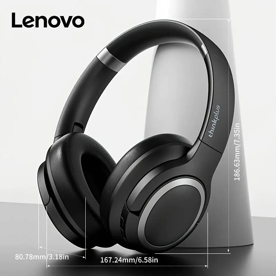 Audifonos inalambricos lenovo TH40 NEGRO ANC  2