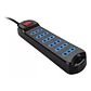 Alargador multiple 6 entradas con switch 5 MTS PHILCO  - Miniatura 3
