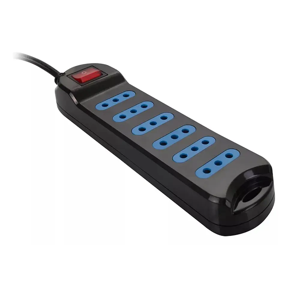 Alargador multiple 6 entradas con switch 5 MTS PHILCO  3