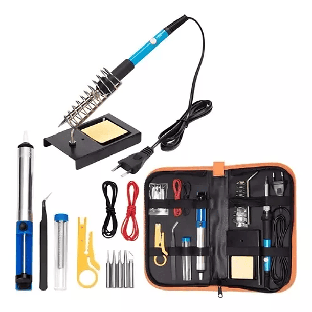 Kit Cautin Para Soldar Electrico Punta Tipo Lapiz Estano  1