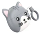 Audífonos Inalámbricos Para Niños Gato Bluetooth Hoco Ew46 Color Gris - Miniatura 2