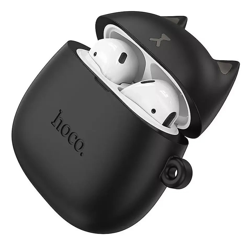 Audifonos Bluetooth Tws Hoco Ew45 Gato Color Negro 2