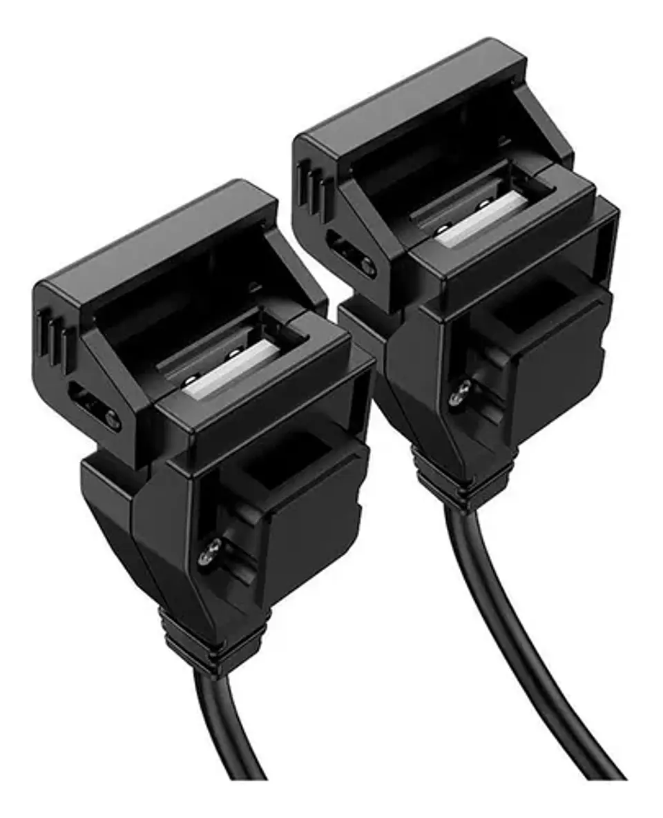 Cargador de moto HOCO Z45A PUERTO USB negro 2