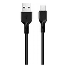 Cable de carga 1 metro HOCO USB-C X20 3A NEGRO 2