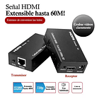 Extensor Video Hdmi Por Cable Utp Activo Rj45 Hasta 60m  5