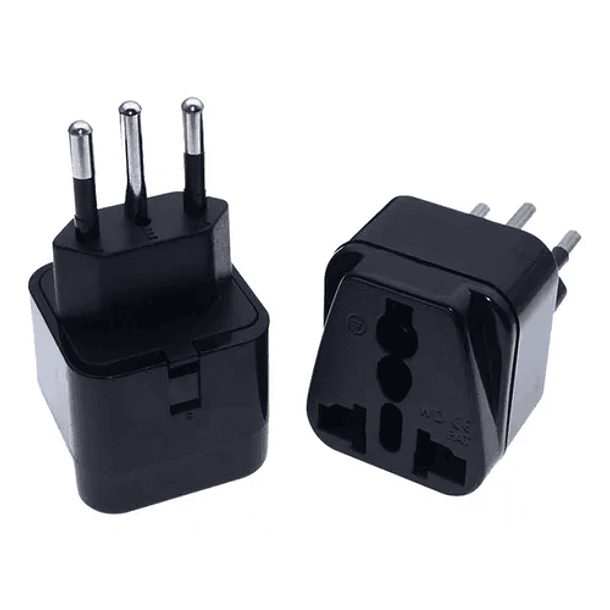 Adaptador Enchufe Americano Europeo A Nacional 1