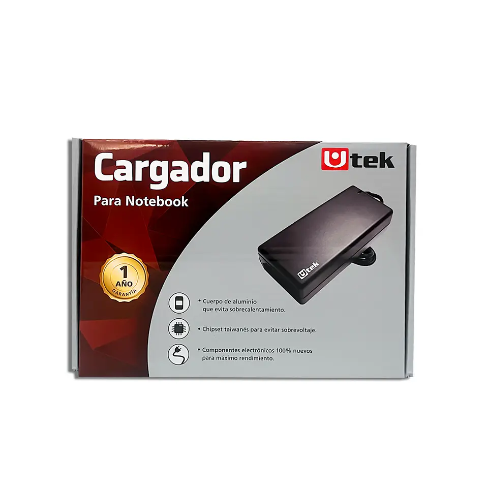 Cargador de notebook HP 19.5v 4.62a 4.5*3mm PIN AZUL utek  3