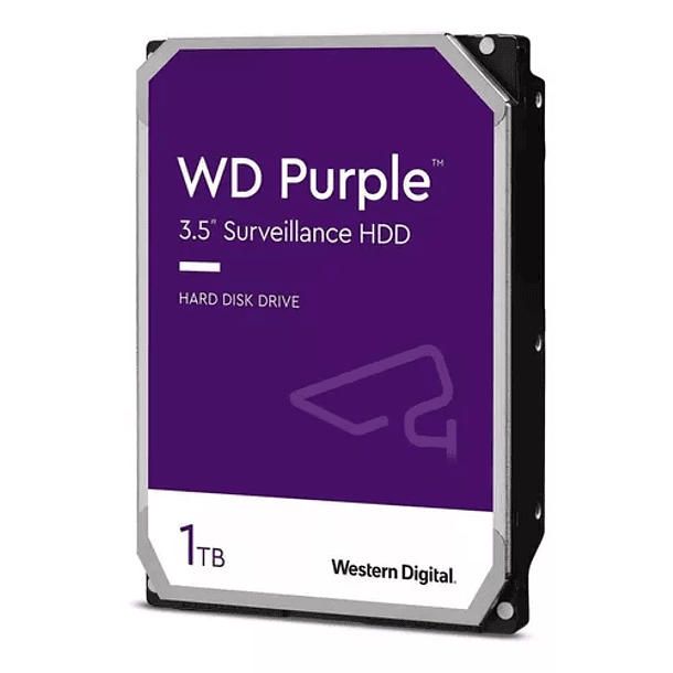 1TB Disco Duro Interno Western Digital Wd Purple 3.5