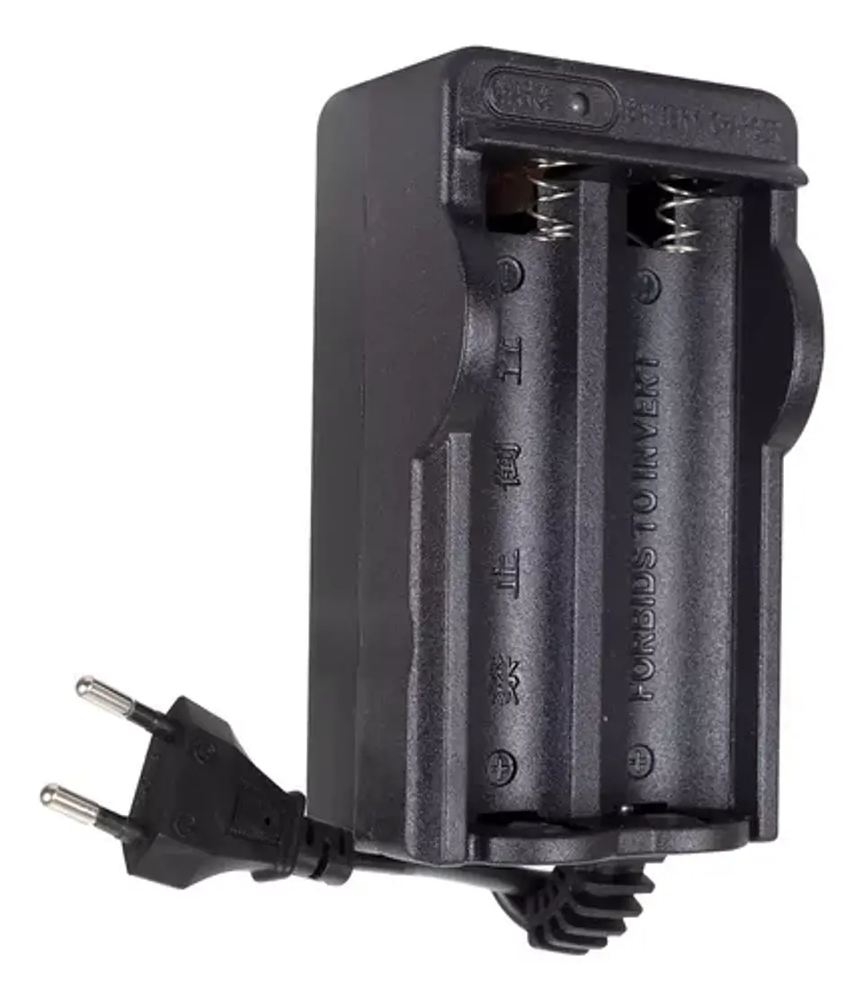 Cargador para 2 baterias LITIO ION 18650  1