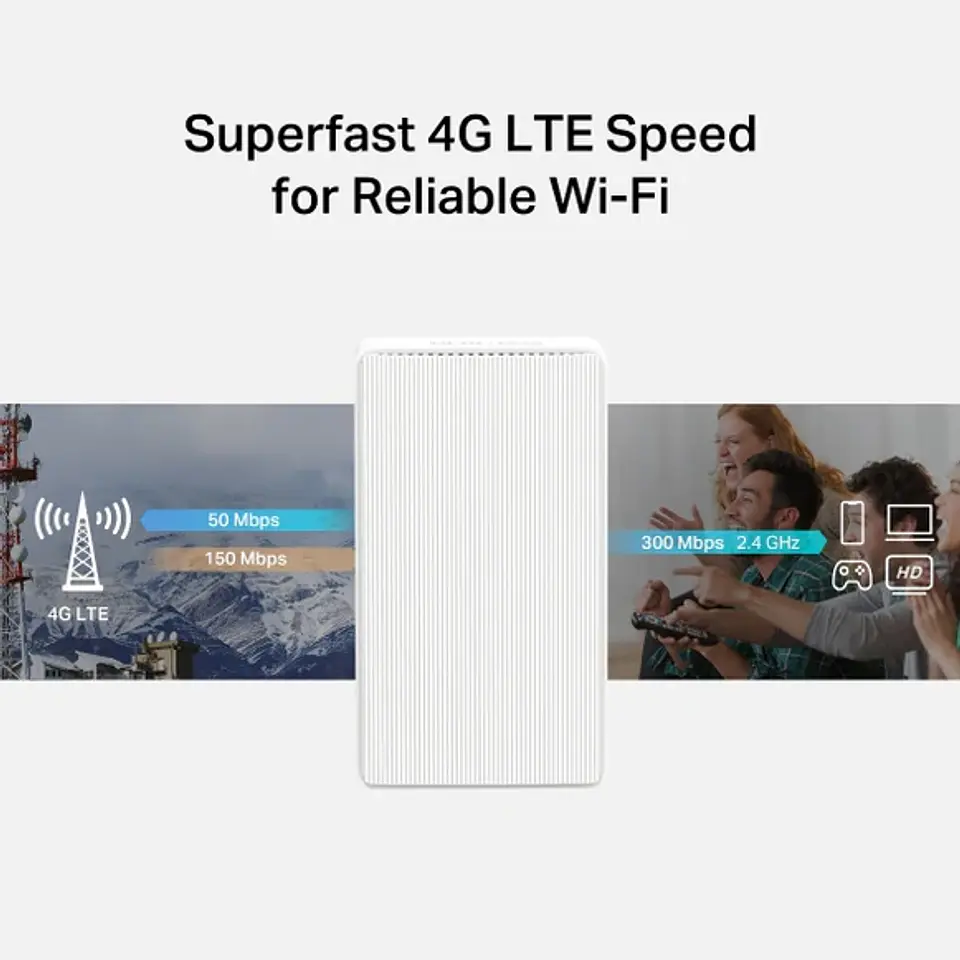 Router Mercusys MB110  4G LTE 300mbps  5