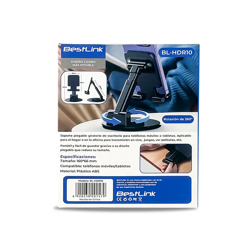 Soporte universal giratorio smartphone BESTLINK  5