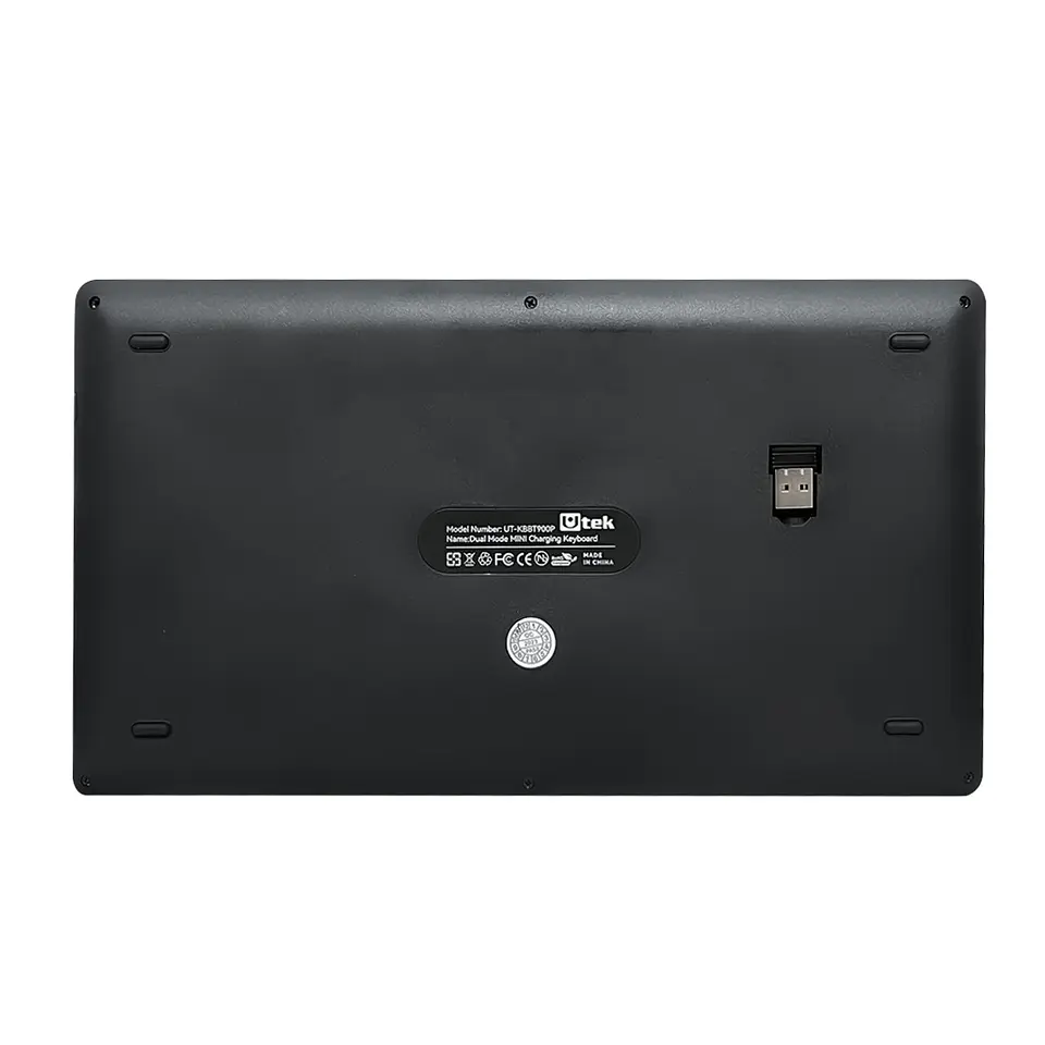 Teclado inalámbrico bluetooth y 2.4GHZ, ultra delgado con TOUCHPAD UTEK  4