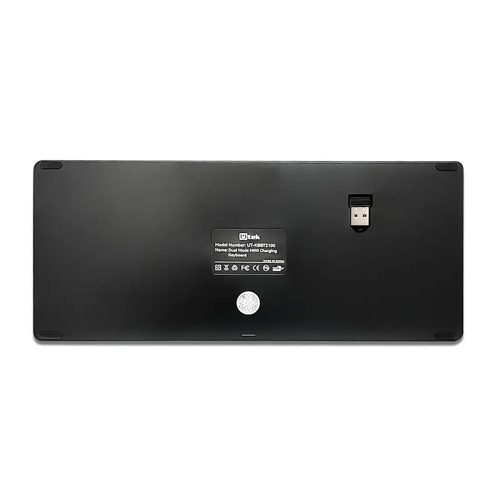 Teclado inalambrico bluetooth y 2.4GHZ ultradelgado UTEK  4