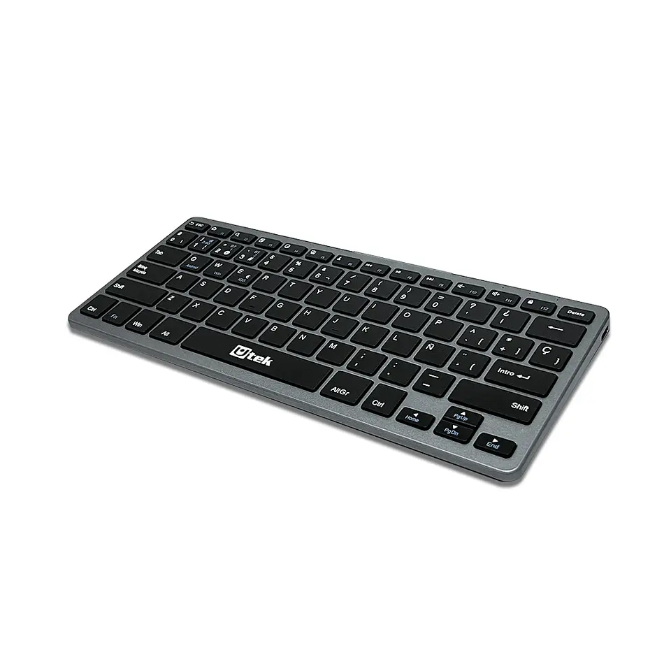 Teclado inalambrico bluetooth y 2.4GHZ ultradelgado UTEK  2