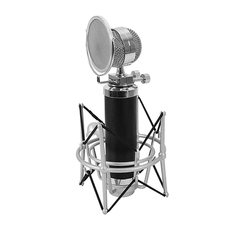 Kit microfono de estudio con soporte araña philco 