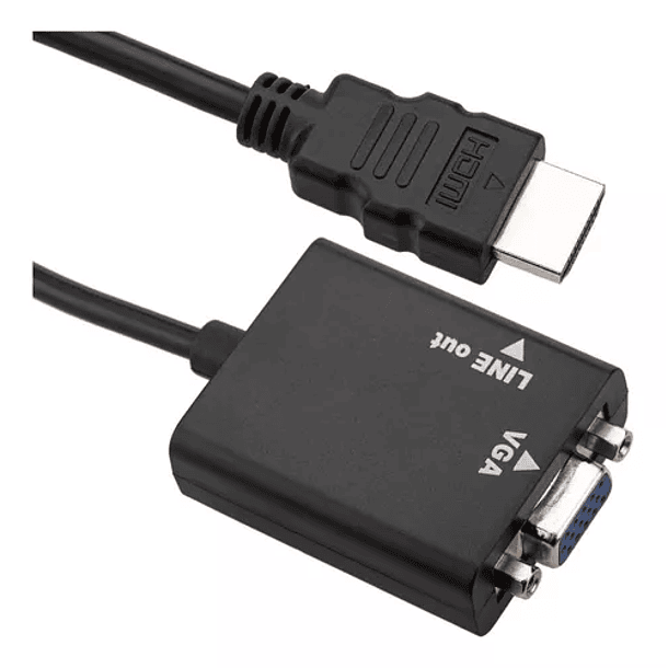Adaptador de Imagen HDMI a VGA 1080p 2