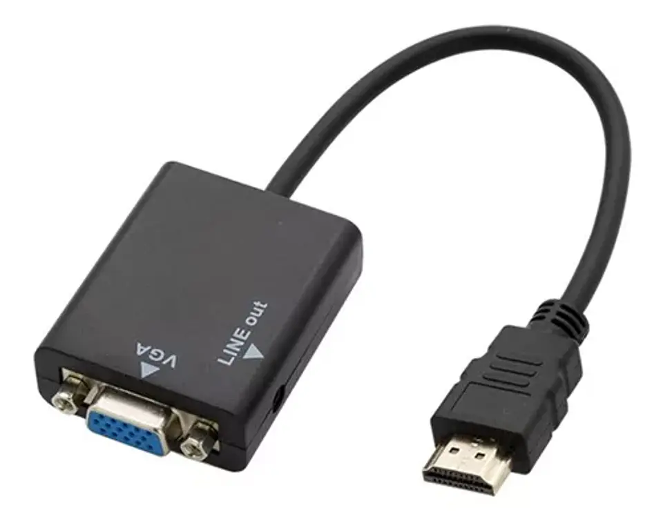 Adaptador de Imagen HDMI a VGA 1080p 1