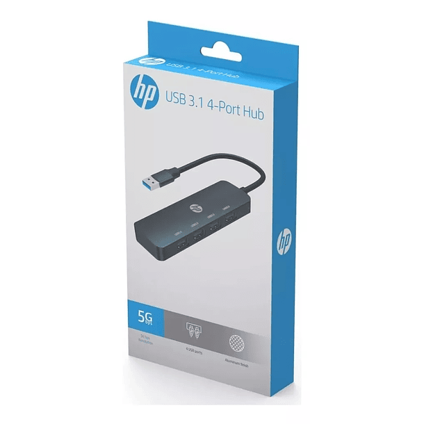 HUB USB 4 puertos USB 3.1 HP 3
