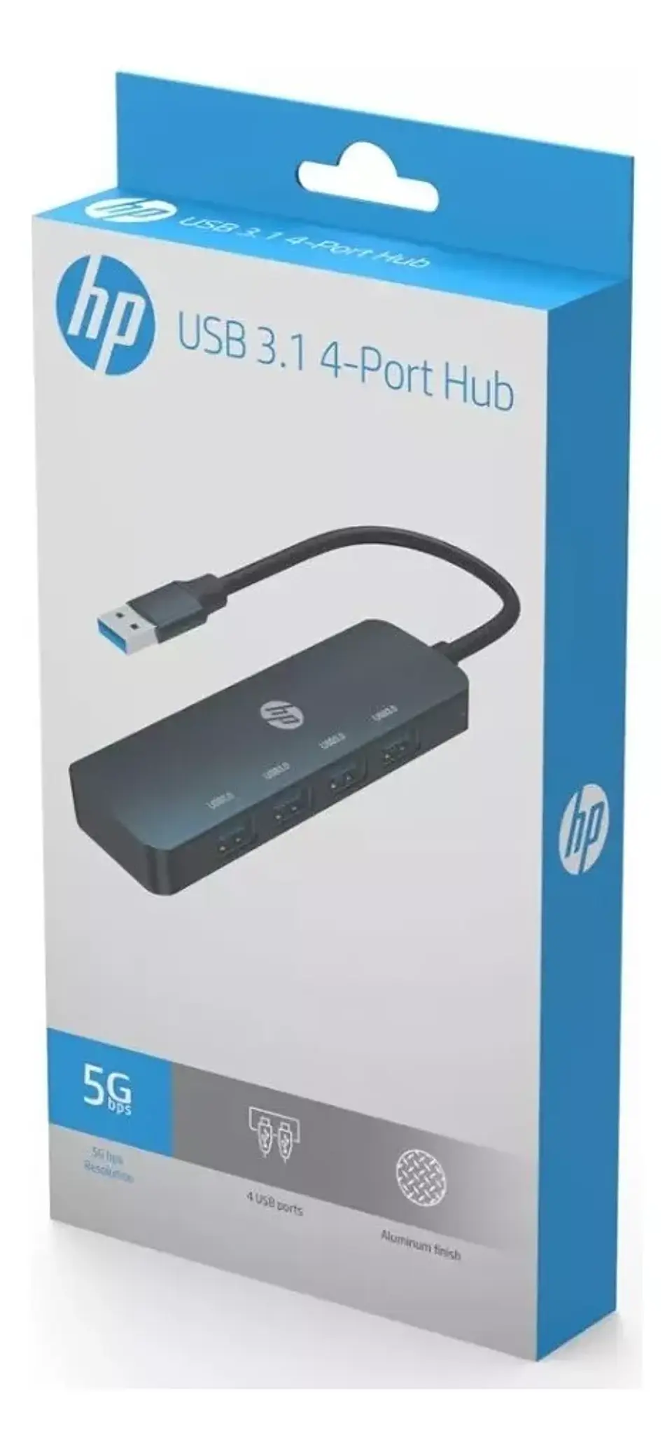 HUB USB 4 puertos USB 3.1 HP 3