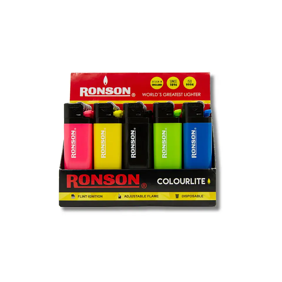 1 Encendedor Ronson Colourlite Color Piedra  1