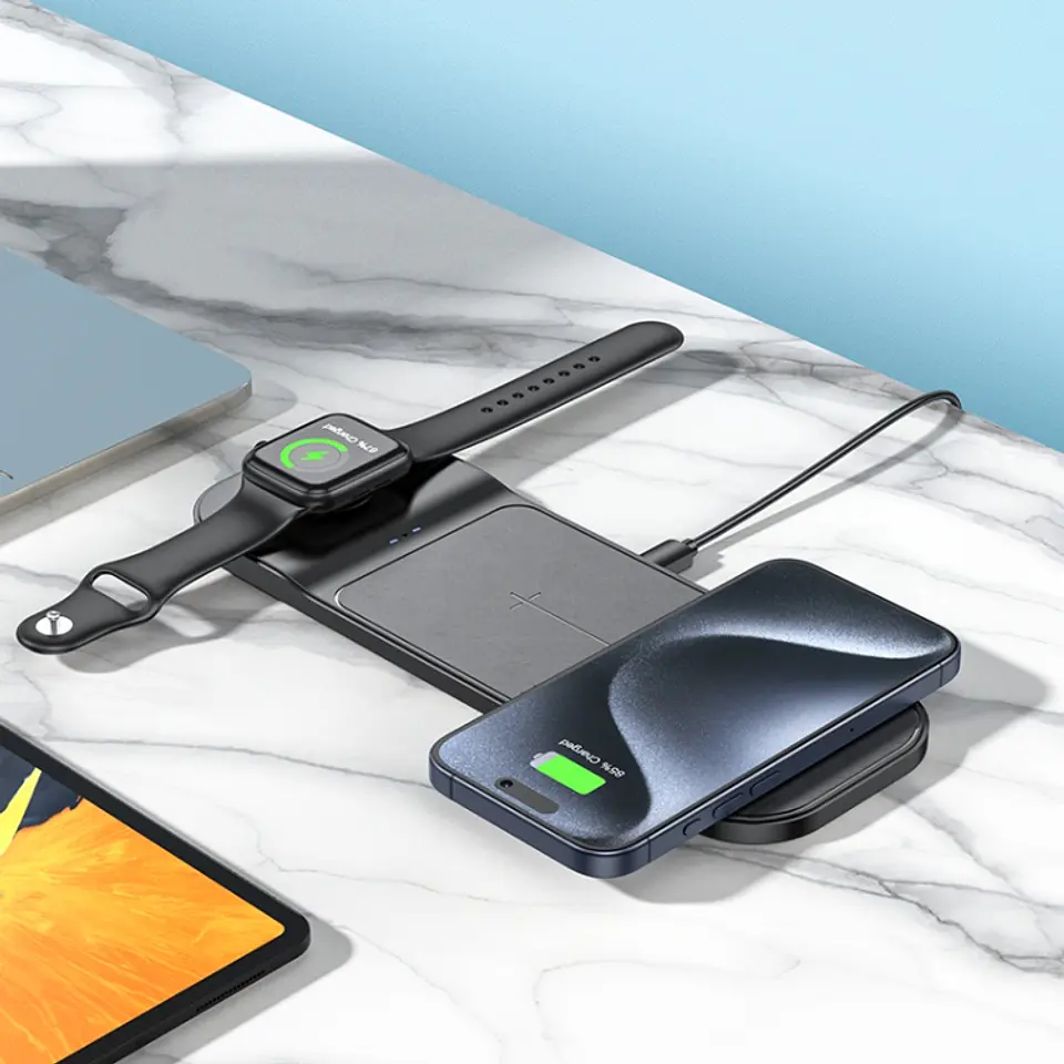 Base de carga 3 en 1 APPLE ultra-thin CQ5 HOCO  5