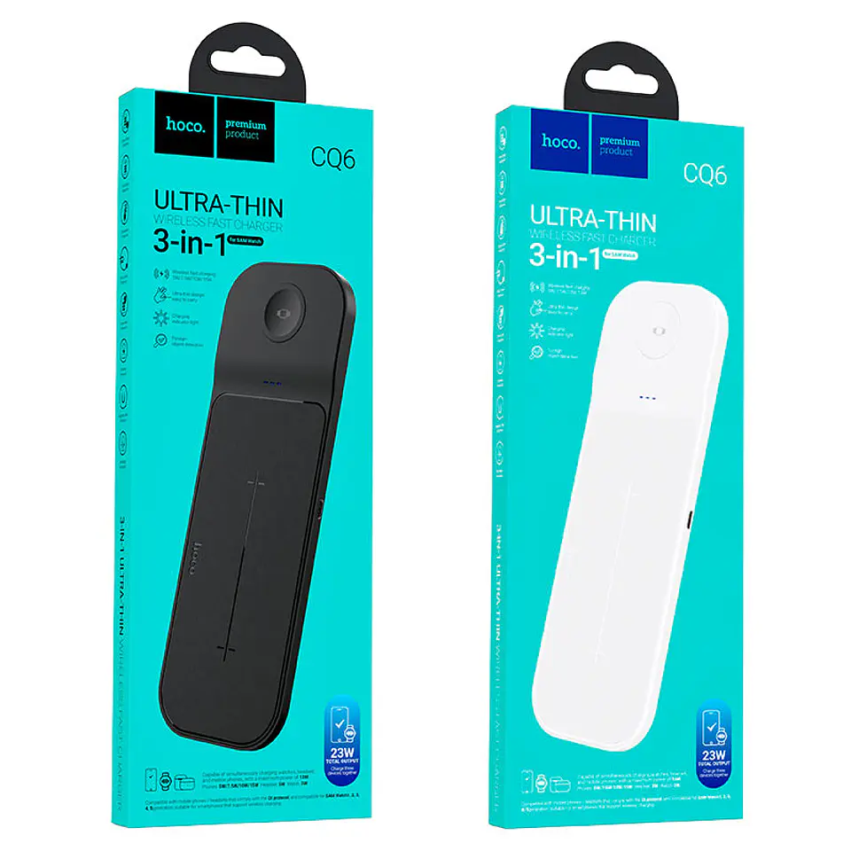 Base de carga 3 en 1 Samsumg ultra-thin CQ6 HOCO  4