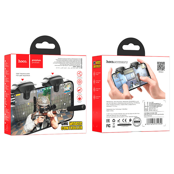 Botones gamer gatillo HOCO GM6  5