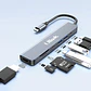 HUB USB-C 7 en 1 (1 HDMI + 1 USB-C PD 100W + 1 USB-C + 2 USB 3.0 + 1 MICROSD + 1 SD) - Miniatura 2