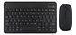 Teclado con mouse bluetooth recargable Negro - Miniatura 1