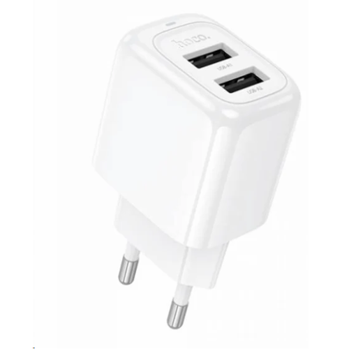 Cargador HOCO CS51A sin cable blanco doble
