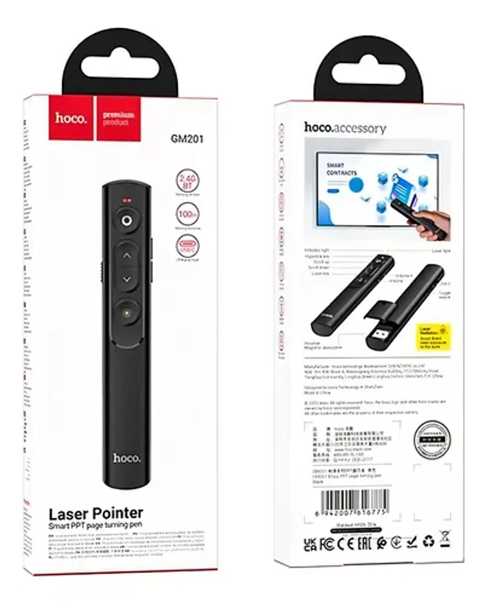 Puntero laser presentador hoco GM201  4