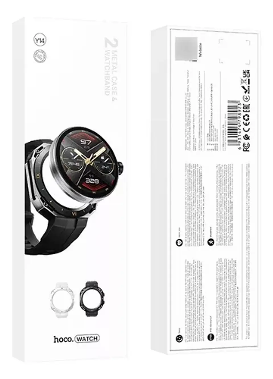 Reloj Smarwatch Inteligente Bluetooh Hoco Y14 Negro 3