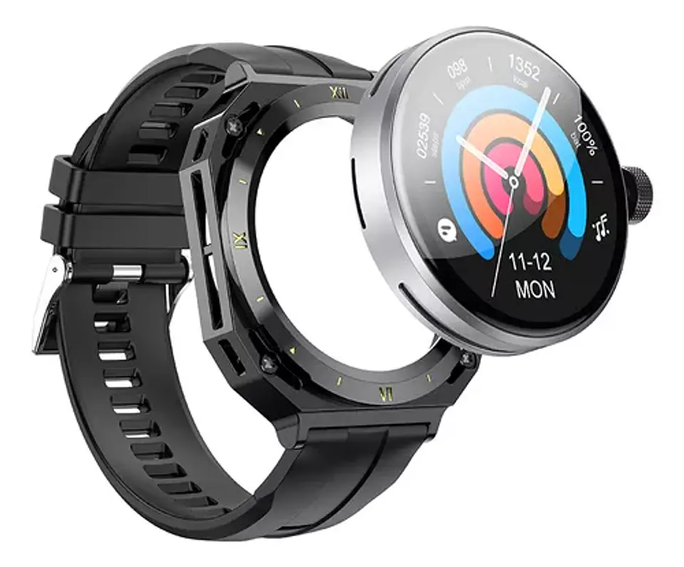 Reloj Smarwatch Inteligente Bluetooh Hoco Y14 Negro 2