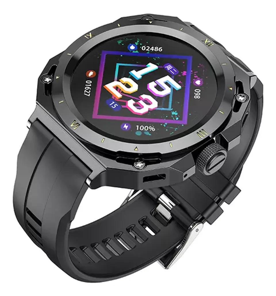 Reloj Smarwatch Inteligente Bluetooh Hoco Y14 Negro 1