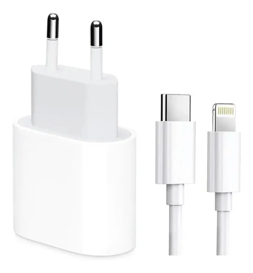 Cargador tecnolab USB-C + Cable tipo C LIGHTNING  1