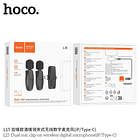 Microfono dual hoco L15 iphone y tipo C  6