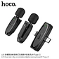 Microfono dual hoco L15 iphone y tipo C  - Miniatura 4
