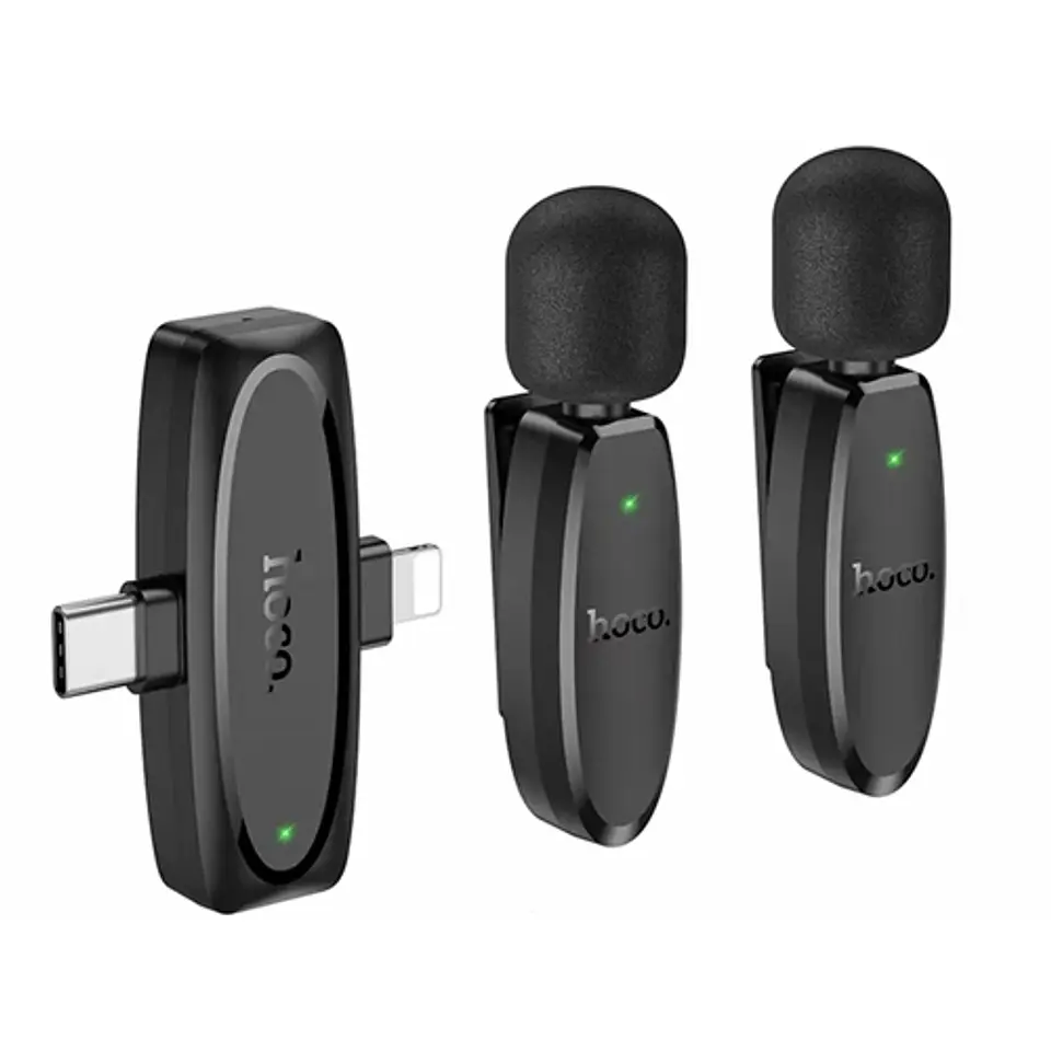 Microfono dual hoco L15 iphone y tipo C  1
