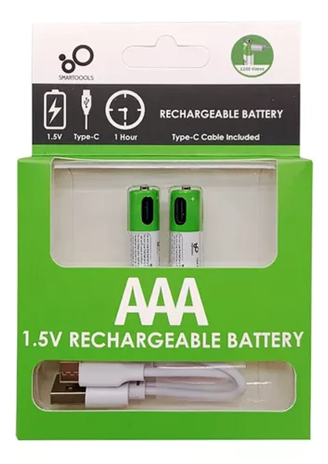 Pila AAA recargable tipo C 2 unidades 