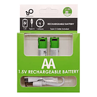 Pila AA recargable tipo C 2 unidades  1