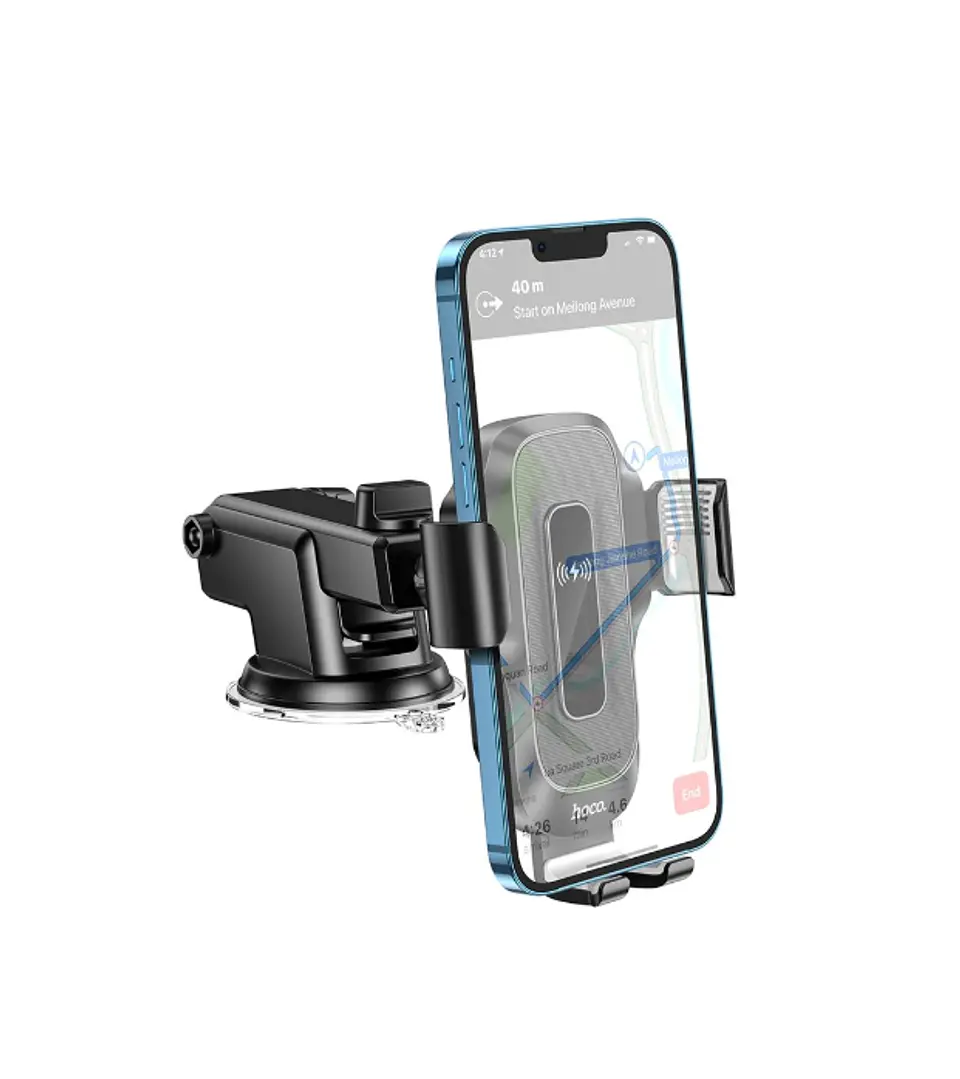 Soporte celular automovil cargador inalambrico HW3  3