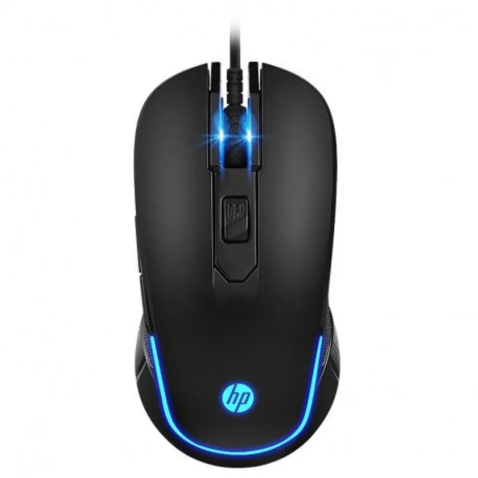 Mouse gamer HP M200 4 botones 1600dpi negro  1
