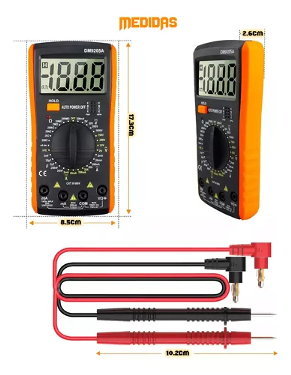 Multi-tester digital multimetro technics  2
