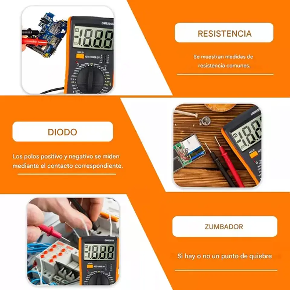 Multi-tester digital multimetro technics  5