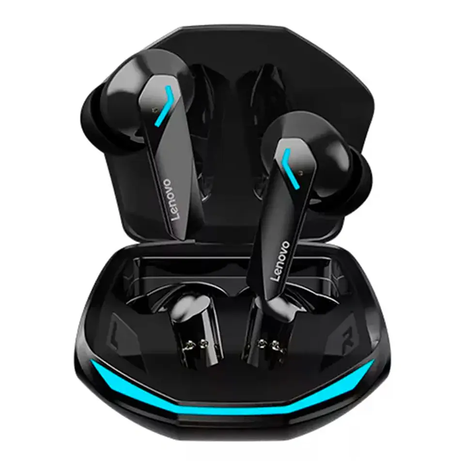Audifonos inalambricos BT lenovo GM2 PRO negro  1