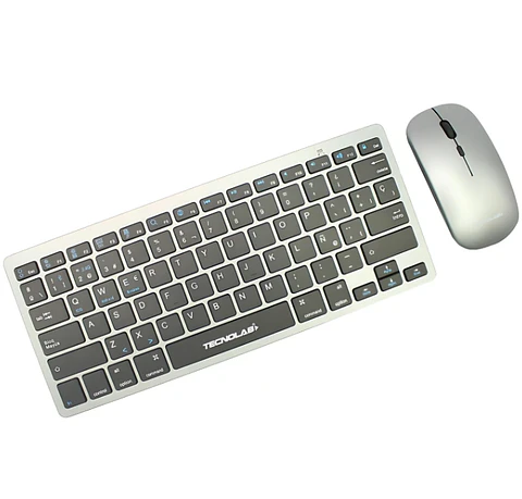 Kit teclado + mouse tipo c inalambrico 2.4G 2200DPI 