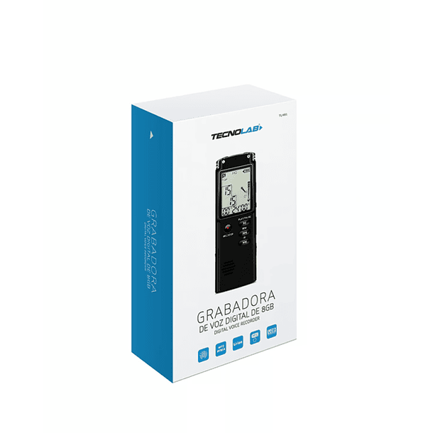 Grabadora de voz digital de 8GB Tecnolab  3