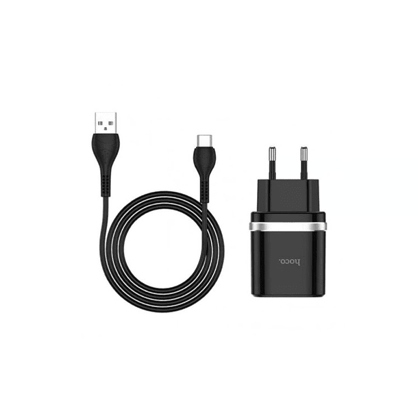 Cargador UBS-C con cable QC 3.0 HOCO  1