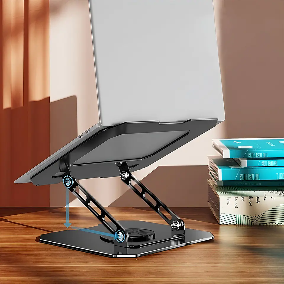 Soporte de Metal para Notebook con Altura y Rotación / Mod. UT-ST720 3
